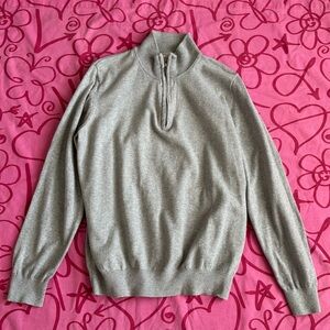 Vintage LL Bean Quarter Zip Knit Pullover Size Medium